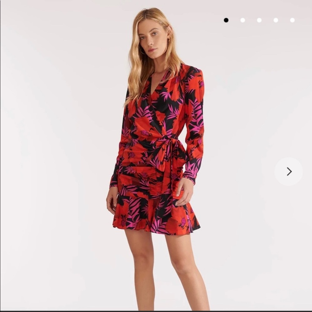 Veronica Beard Lorina Wrap-Effect Dress